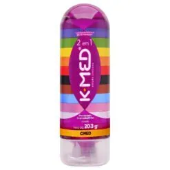 K-Med LGBTQIA+ 2 em 1 Gel Lubrificante Íntimo e Massagem